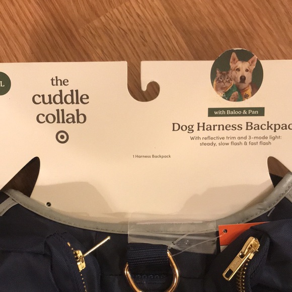 Cuddle Collab NEW XL Dog Harness Backpack - Picture 2 of 10